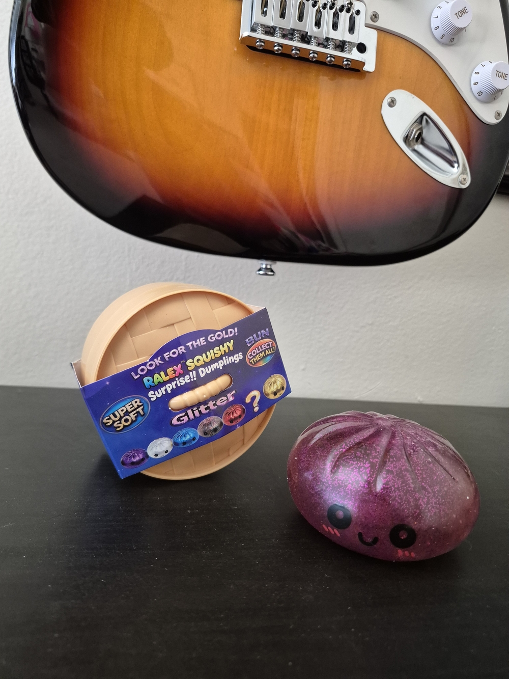 Glitter Purple Squishy Dumpling Stress/Fidget Toy by Ralex